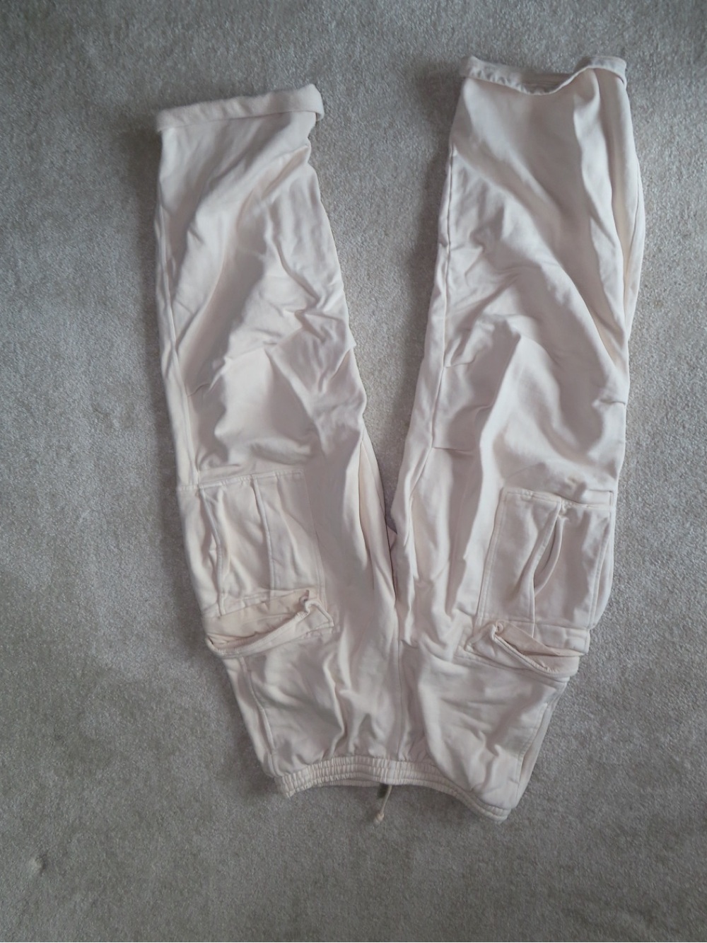 SKIMS Pale Blush Cargo Jogger Pants
